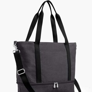 Lo & Sons Catalina Tote (Dark Gray Canvas)